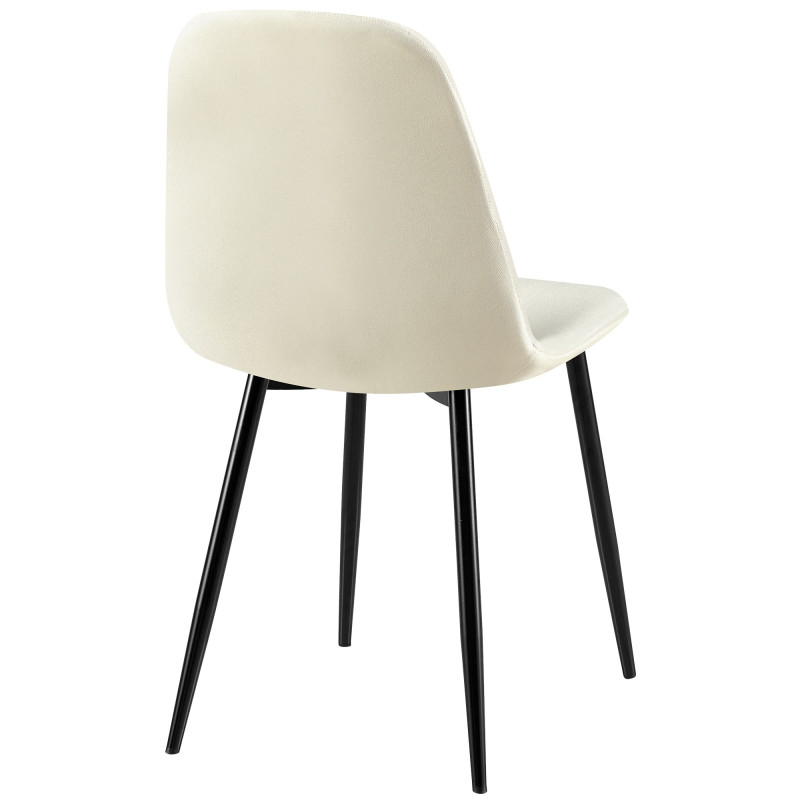 Poltrona Giverny, tessuto crema