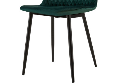 Fauteuil Giverny, velours, vert