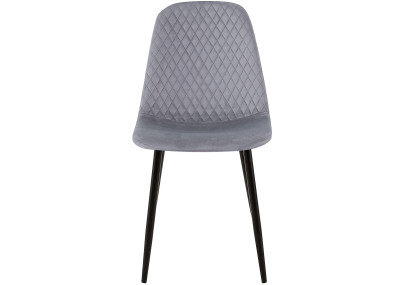 Fauteuil Giverny, velours gris