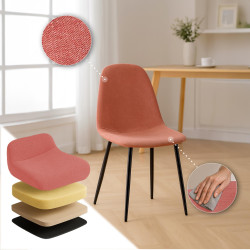 Cadeira de Jantar Napier, Tecido Laranja