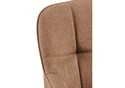 Chaise de salle à manger Roseville, tissu taupe