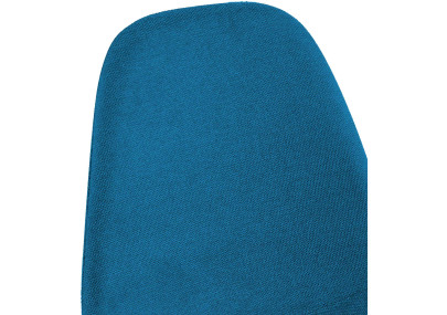 Ensemble de 4 chaises de salle à manger Napier en tissu bleu