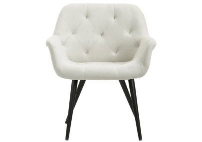 Chaise de salle à manger Langford, tissu beige