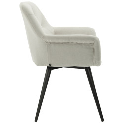 Sedia da pranzo Langford, tessuto beige