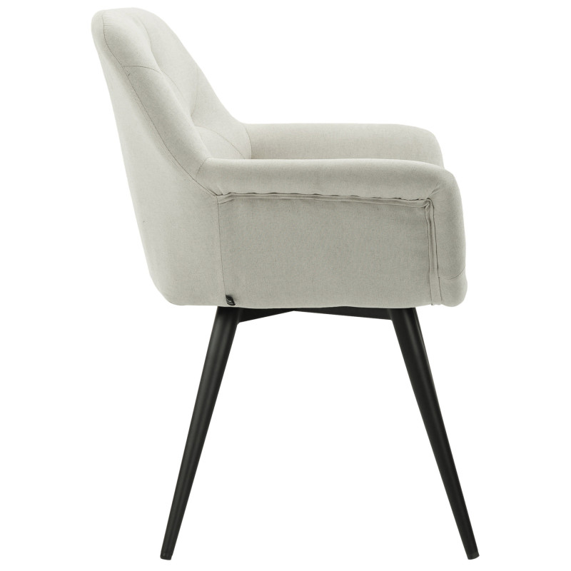 Sedia da pranzo Langford, tessuto beige