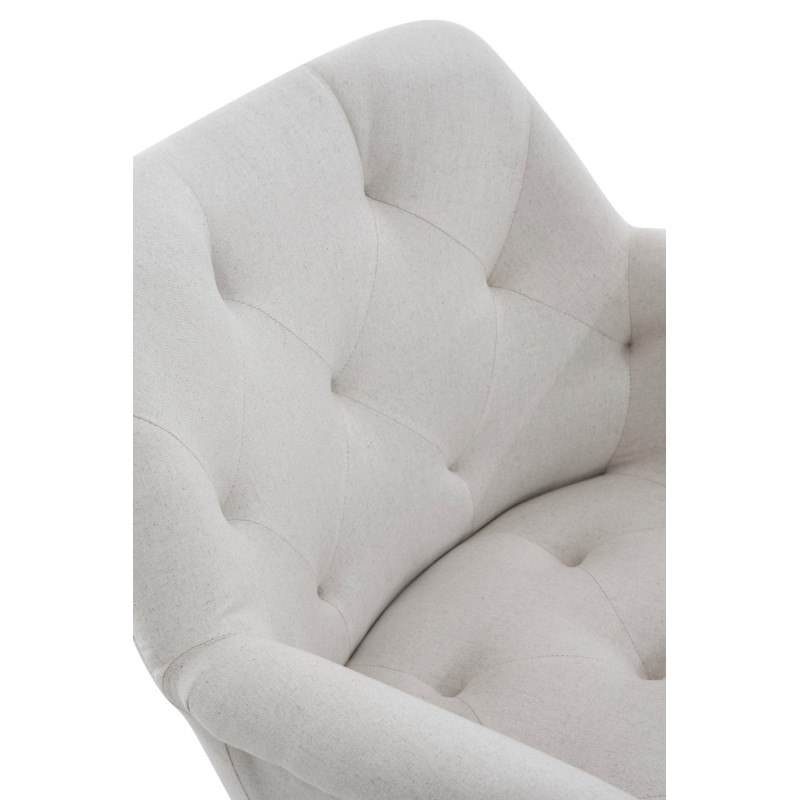 Sedia da pranzo Langford, tessuto beige