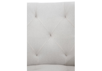 Chaise de salle à manger Langford, tissu beige