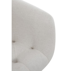 Sedia da pranzo Langford, tessuto beige