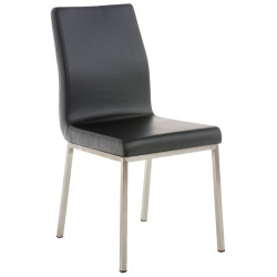 Conjunto de 2 sillas de comedor Colmar negras