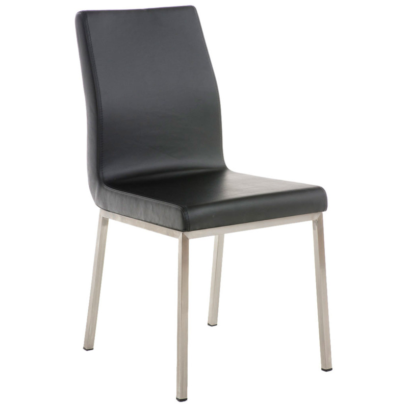 Conjunto de 2 sillas de comedor Colmar negras