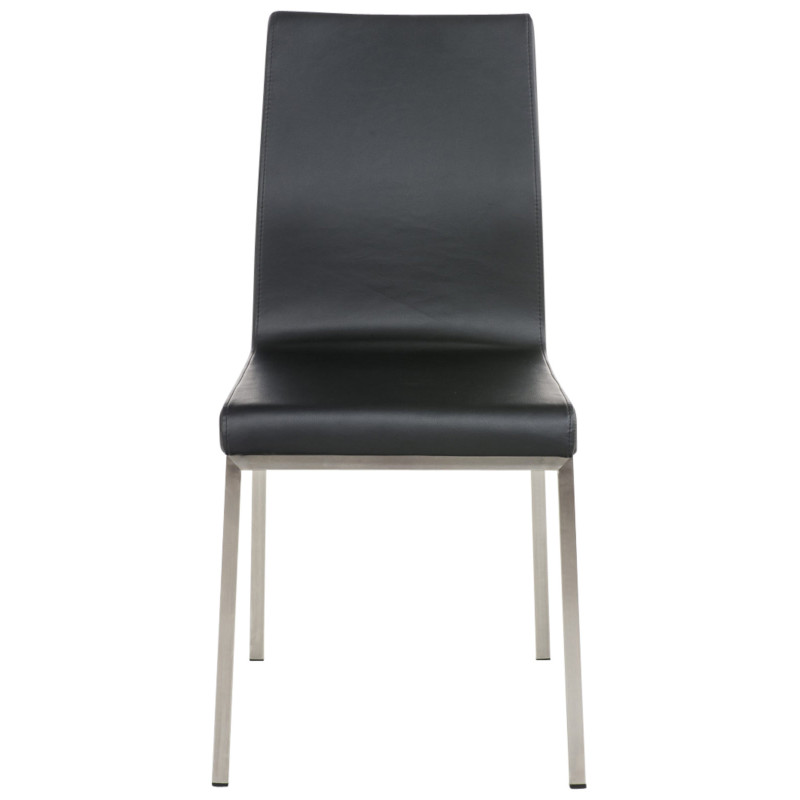 Conjunto de 2 sillas de comedor Colmar negras