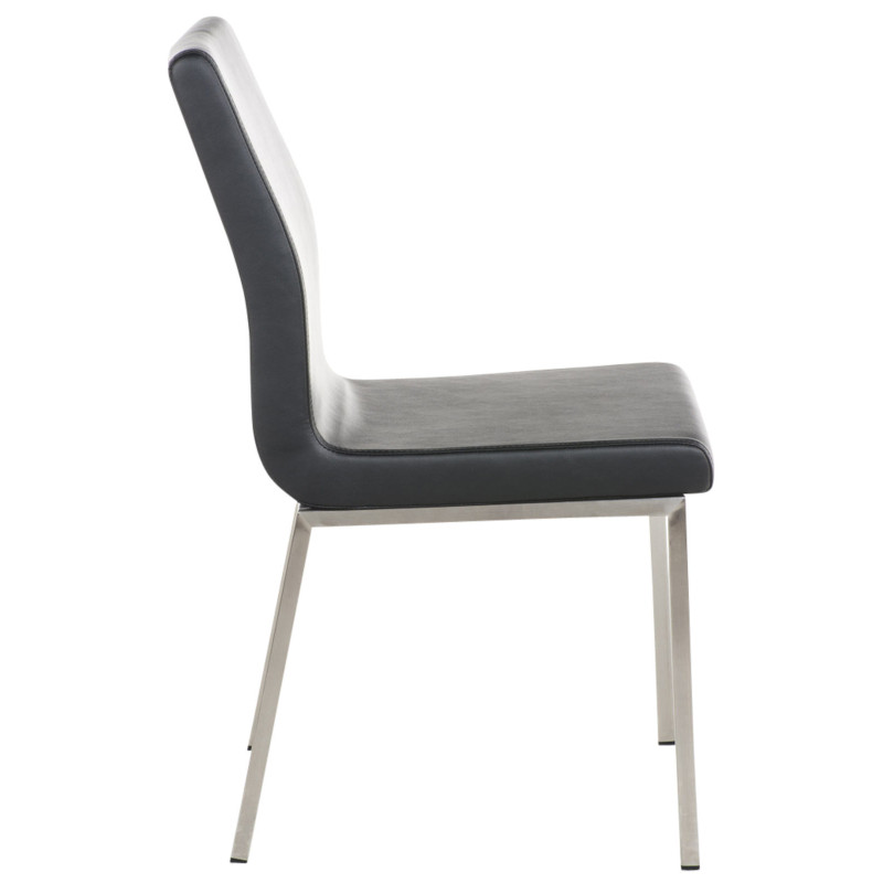 Conjunto de 2 sillas de comedor Colmar negras