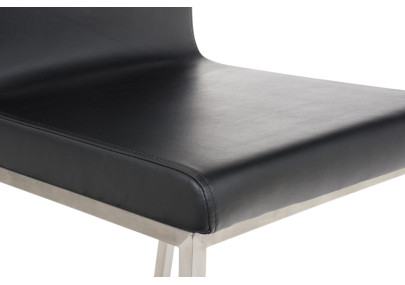 Conjunto de 2 sillas de comedor Colmar negras