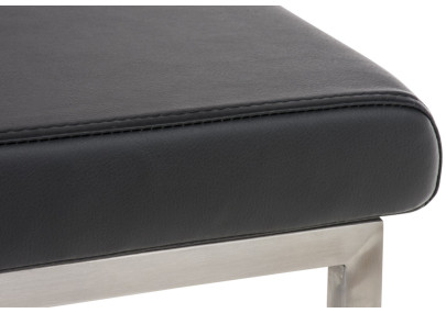 Ensemble de 2 chaises de salle à manger Colmar noires