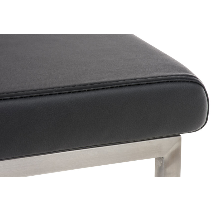 Conjunto de 2 sillas de comedor Colmar negras