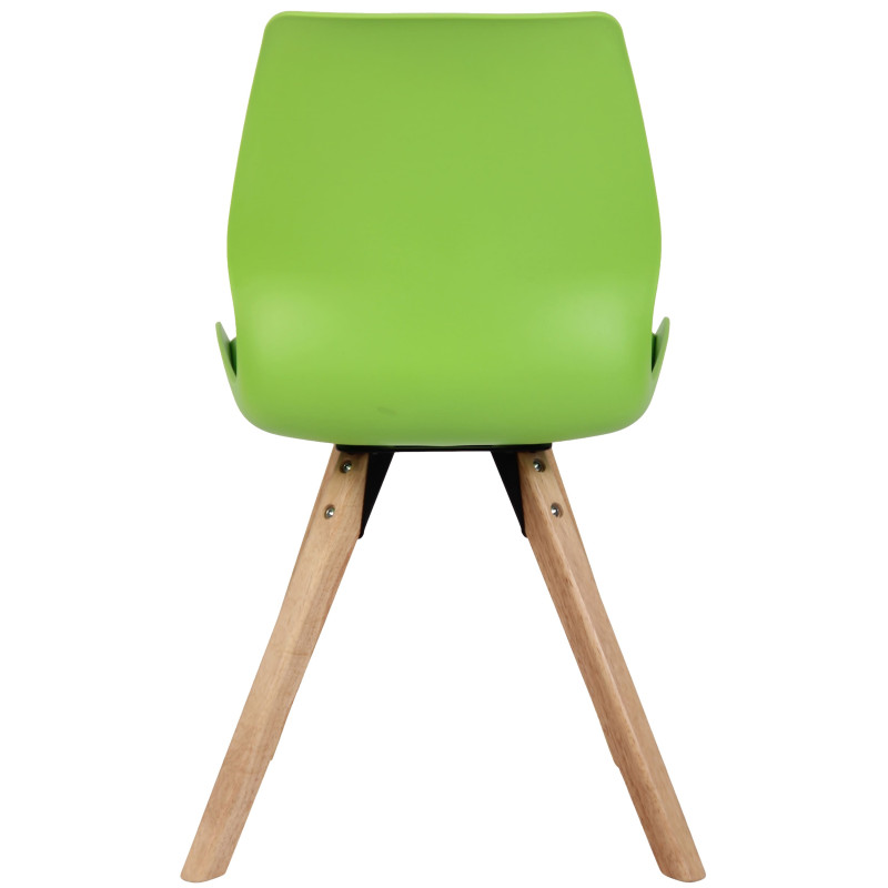 Chaise Luna, plastique vert