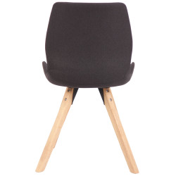 Sedia Luna, tessuto nero