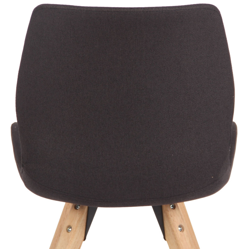 Sedia Luna, tessuto nero