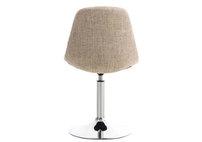 Ensemble de 2 chaises Emil en tissu crème