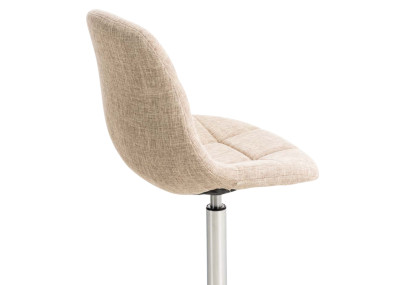 Ensemble de 2 chaises Emil en tissu crème