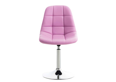 Conjunto de 2 sillas Emil en cuero sintético rosa