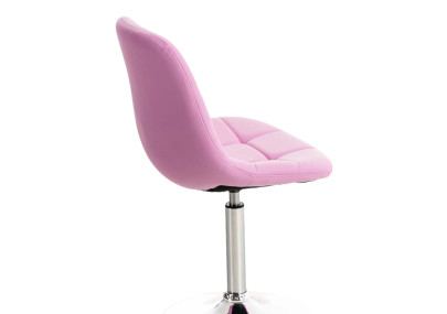 Ensemble de 2 chaises Emil en similicuir rose