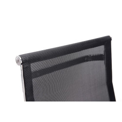 Coppia di 2 sedie visitatore Brenda nere