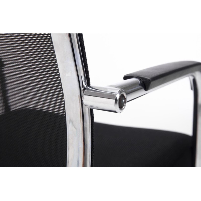 Ensemble de 2 chaises visiteurs Brenda noires