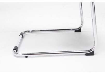 Coppia di 2 sedie visitatore Brenda nere