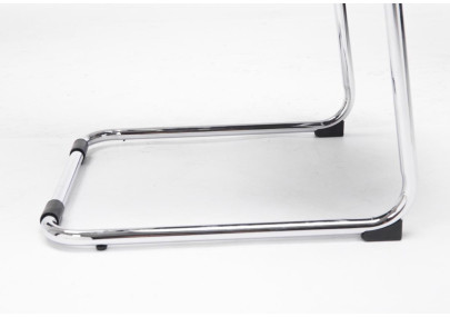 Conjunto de 2 cadeiras de visitante Brenda cinzentas