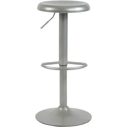 Lot de 2 tabourets de bar Williston argent