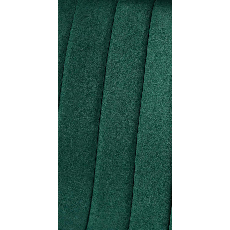 Insieme di 4 sedie in velluto verde Dijon