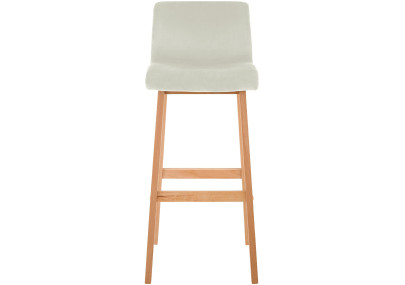 Tabouret de bar Hoover Velvet Natura Crème