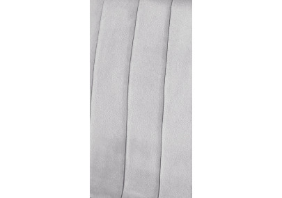 Ensemble de 4 chaises en velours gris Dijon