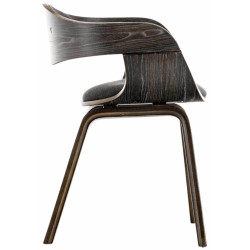 Conjunto de 2 cadeiras Kingston, tecido cinza/cinza escuro