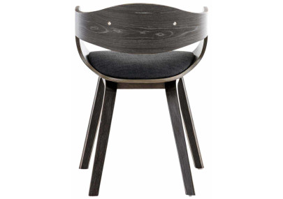 Ensemble de 2 chaises Kingston, tissu gris/gris foncé