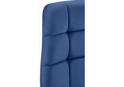 Ensemble de 4 chaises de salle à manger bleu Antibes