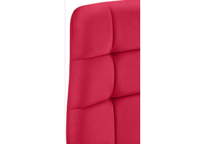 Ensemble de 4 chaises de salle à manger Antibes rouges