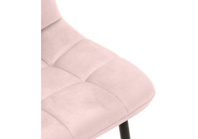 Ensemble de 4 chaises de salle à manger Antibes roses