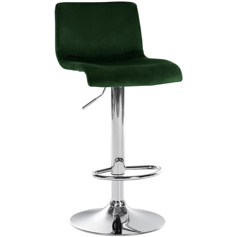Tabouret de bar Hoover Velvet C vert