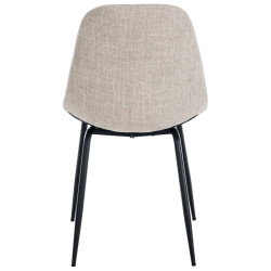 Poltrona Tom, tecido creme