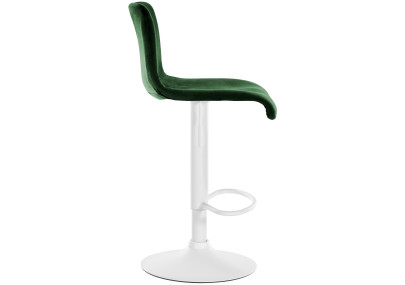 Tabouret de bar en velours Hoover, vert