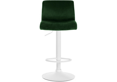 Tabouret de bar Hoover velours W vert