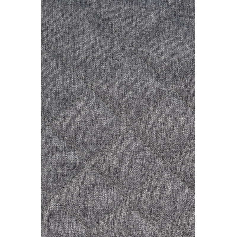 Ensemble de 2 tabourets de bar en tissu Kasson gris foncé