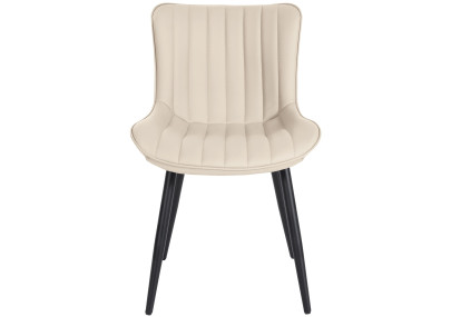 Poltrona Largo, ecopelle, crema