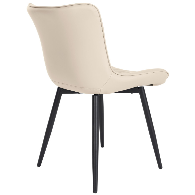 Poltrona Largo, ecopelle, crema