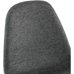 Sedia da pranzo Napier, tessuto grigio