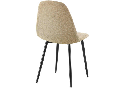 Chaise de salle à manger Napier, tissu taupe