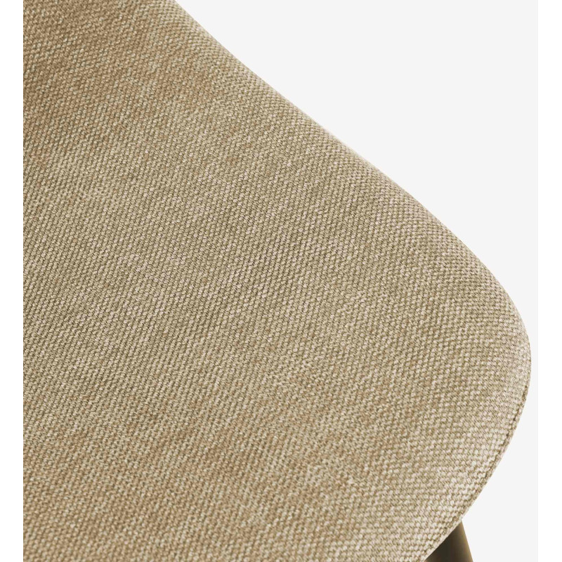 Sedia da pranzo Napier, tessuto tortora