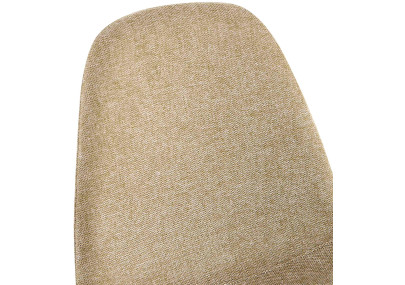 Chaise de salle à manger Napier, tissu taupe